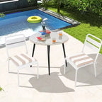 4PCS Outdoor Patio Seat Cushions with Ties for Gardens and Patios, Replacement Chair Pads