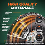 10 Heavy Duty 4.10/3.50-4 Tire - Dolly Wheels and Hand Truck Wheels Replacement - 4.10 3.50-4 for Cart, Generator, Lawn Mower, Ram-Pro