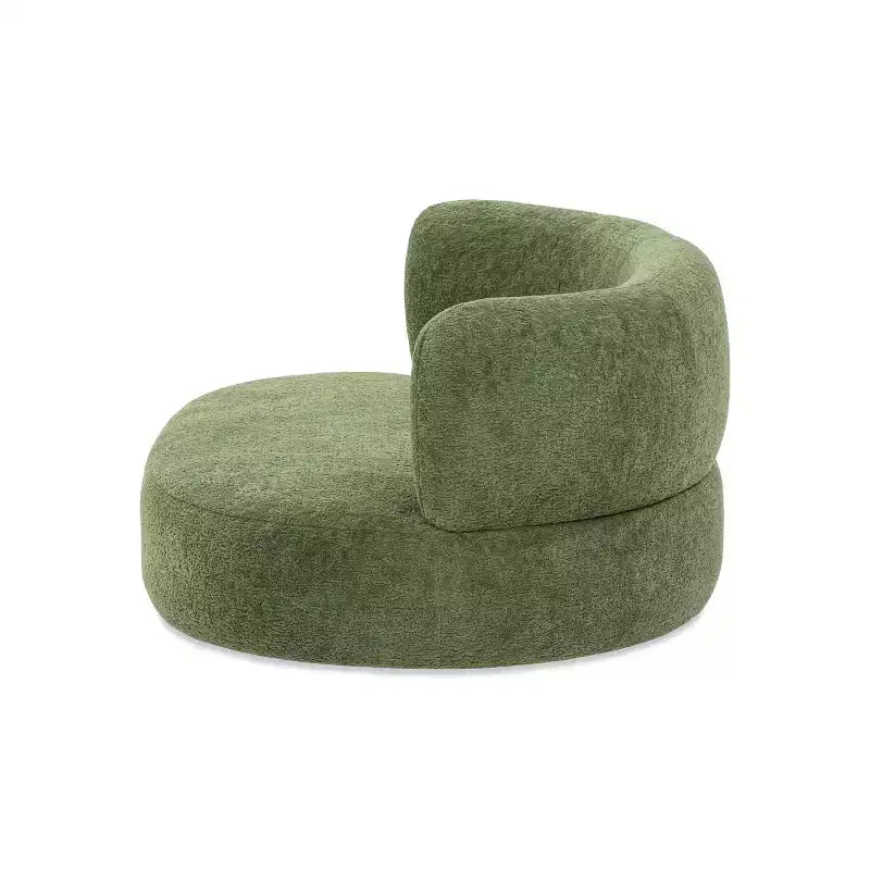 Jennifer Taylor Home Shep 36 Curved Dog Sofa Bed, Medium, Moss Green Fleeced Teddy
