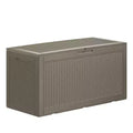 Chic Crate - 100 Gallon Water Resistant Resin Lockable Deck Box