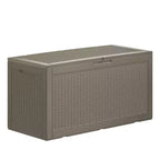 Chic Crate - 100 Gallon Water Resistant Resin Lockable Deck Box