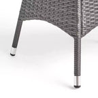 Christopher Knight Home Georgina Outdoor Wicker 3 Piece Bistro Set with Cushion