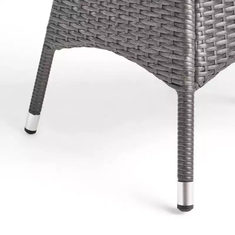 Christopher Knight Home Georgina Outdoor Wicker 3 Piece Bistro Set with Cushion