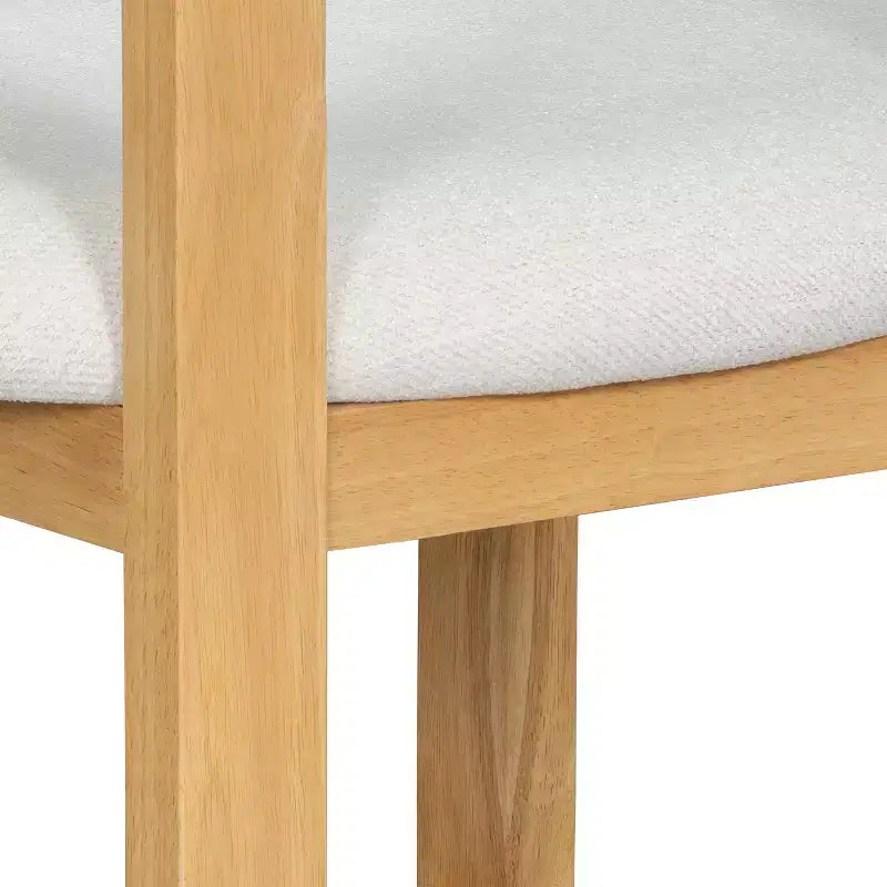 Christopher Knight Home Callista Rubberwood Upholstered Counter Stool With Open Back (Set of 2)