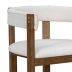 Christopher Knight Home Callista Rubberwood Upholstered Counter Stool With Open Back (Set of 2)