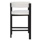 Christopher Knight Home Callista Rubberwood Upholstered Counter Stool With Open Back (Set of 2)