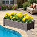 Rectangular Potted Garden Bed Planting Box With A Capacity Of 78L/21Gal/2.75 Cubic Feet