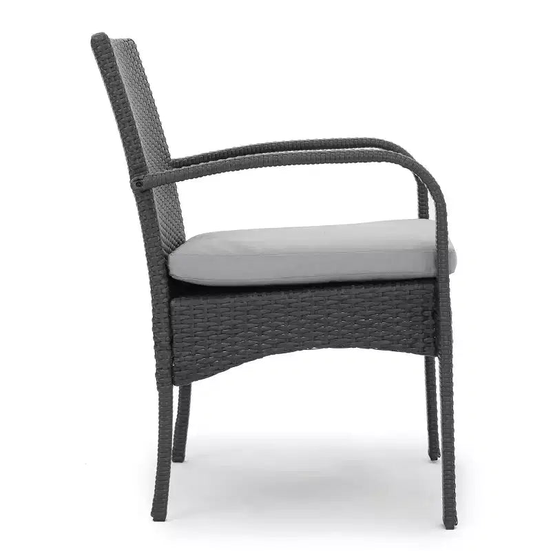 Christopher Knight Home Lindy Outdoor Acacia Wood and Wicker 3 Piece Bistro Set