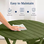 Best Choice Products 3-Piece Acacia Wood Bistro Set, Folding Patio Furniture w/ 2 Chairs, Table