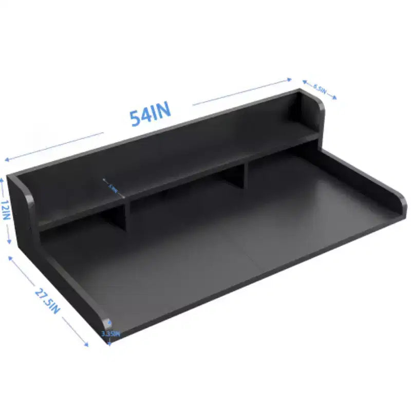 Washer Dryer Countertop, Laundry Countertop Wwith 2-Tier Storage Shelf & Edge Rails, Laundry Over Washing Top Protector for Washer and Dryer