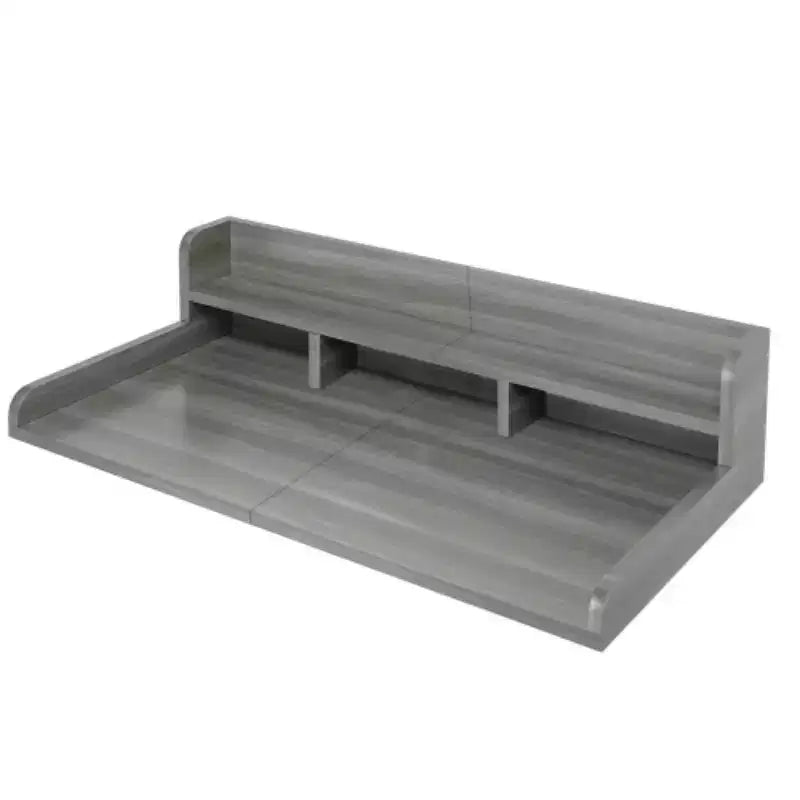 Washer Dryer Countertop, Laundry Countertop Wwith 2-Tier Storage Shelf & Edge Rails, Laundry Over Washing Top Protector for Washer and Dryer