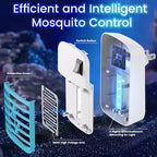 LAZZAROU Indoor Bug Zapper & Mosquito Killer - Safe for Kids & Pets | Blue Light Fly Trap for Home, Kitchen, Bedroom | No Chemicals, Easy Clean