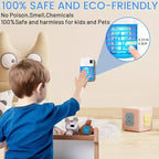 LAZZAROU Indoor Bug Zapper & Mosquito Killer - Safe for Kids & Pets | Blue Light Fly Trap for Home, Kitchen, Bedroom | No Chemicals, Easy Clean