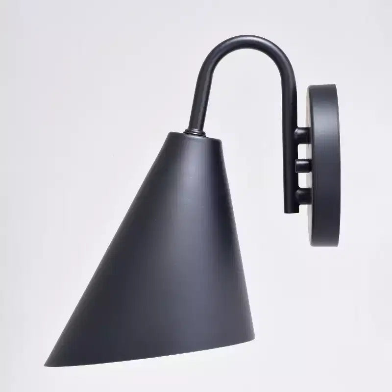 VAXCEL Hanson Steel 1 Light LED Compatible Matte Black and White Contemporary Dark Sky Indoor Outdoor Wall Sconce