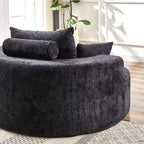 MAYEERTY Single Sofa 55 Chenille No Assembly for Living Room Bedroom Projection Room