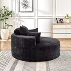 MAYEERTY Single Sofa 55 Chenille No Assembly for Living Room Bedroom Projection Room