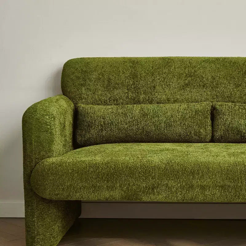 MAYEERTY Modern Convertible Sofa Bed with Arm Pockets & Adjustable Back
