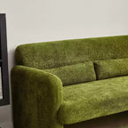 MAYEERTY Modern Convertible Sofa Bed with Arm Pockets & Adjustable Back