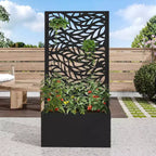 PexFix Metal Wall Planter Box with Trellis for Climbing Plants