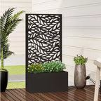 PexFix Metal Wall Planter Box with Trellis for Climbing Plants
