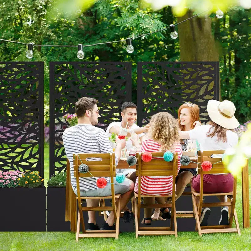 PexFix Metal Wall Planter Box with Trellis for Climbing Plants