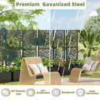 PexFix Metal Wall Planter Box with Trellis for Climbing Plants