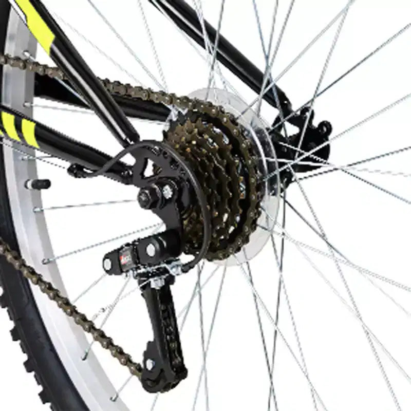 hykolity 26 27.5 Wheel Mountain Bike, 18 Speed MTB Women Men Bicycle with Adjustable Saddle, Full Suspension for Outdoor Cycling