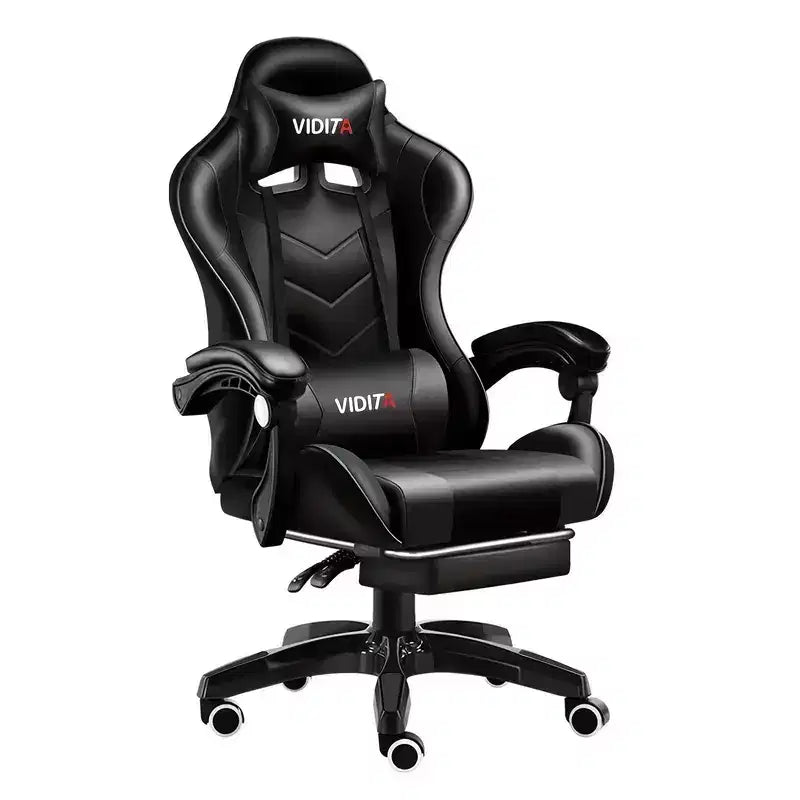 Ergonomic Gaming Chair with Lumbar Support  Sleek Racing Design