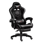 Ergonomic Gaming Chair with Lumbar Support  Sleek Racing Design
