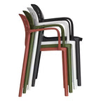 WestinTrends Playa 3-Piece Outdoor Resin Patio Bistro Table Set with Stackable Patio Dining Side Chairs For 2