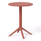 WestinTrends Playa 3-Piece Outdoor Resin Patio Bistro Table Set with Stackable Patio Dining Side Chairs For 2