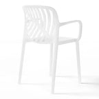 WestinTrends Playa 3-Piece Outdoor Resin Patio Bistro Table Set with Stackable Patio Dining Side Chairs For 2