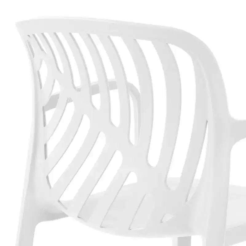 WestinTrends Playa 3-Piece Outdoor Resin Patio Bistro Table Set with Stackable Patio Dining Side Chairs For 2