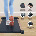 NAYSAYE Walking Pad Treadmill Incline Portable Compact Under Desk for Home Office, Black and Gray, 45.7*19.1*4.2