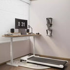 NAYSAYE Walking Pad Spacious Running Area 220 lbs Weight Capacity for Home or Office Workouts, White, 47.64*19.09*4.92