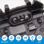 12V Ride On Car, Kids Motorcycle, Electric Car for Kids, High/Low Speed, LED Headlights & Warning Lights, Spring Suspension, for Boys & Girls