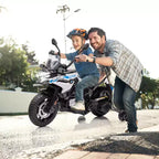 12V Ride On Car, Kids Motorcycle, Electric Car for Kids, High/Low Speed, LED Headlights & Warning Lights, Spring Suspension, for Boys & Girls