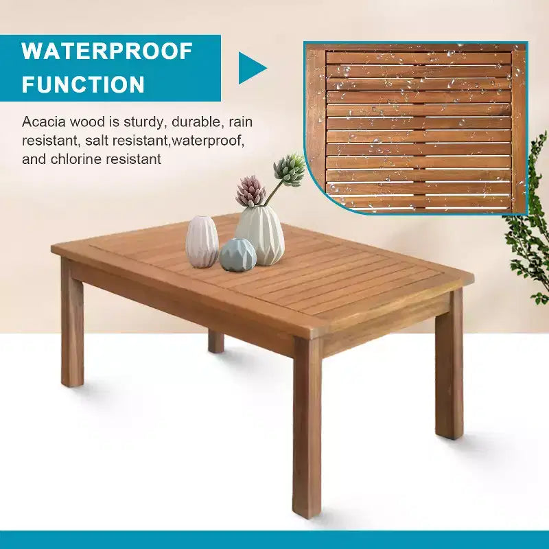 BestMassage 4-Piece Patio Bistro Set Outdoor Patio Furniture for Backyard Garden