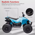 Acekool 12V Kids Ride-On BMW Motorcycle with Remote, 2 Speeds, Music, USB, LED Lights & Training Wheels  White