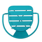 GDFStudio Hobart Outdoor 3 Piece Iron Bistro Set with Metal Slatted Chairs and Round Table