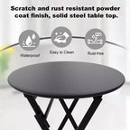 3 Piece Patio Set,Folding Patio Table and Chairs, Folding Outdoor Patio Furniture Sets,Weather Resistant Conversation Set for Yard Garden