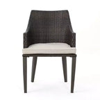 Christopher Knight Home Hillhurst Outdoor Round Wicker 3 Piece Bistro Set