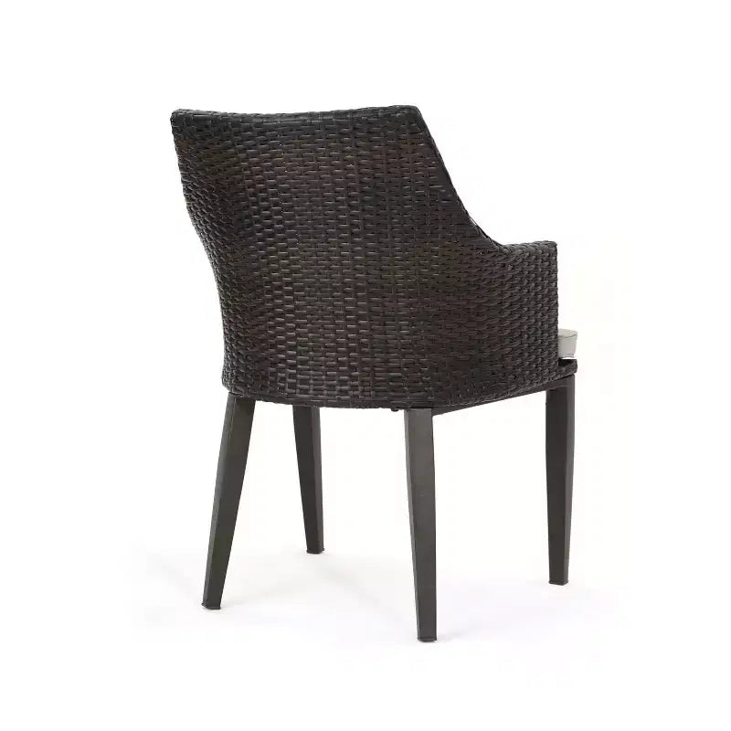 Christopher Knight Home Hillhurst Outdoor Round Wicker 3 Piece Bistro Set
