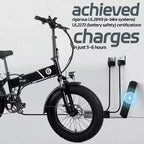Electric Bike for Adults,20 x 4.0 Fat Tire Folding Ebike,500W 48V Removable Battery and 7-Speed Gears Ideal for Commuting