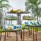 15 Round Outdoor Bistro Chair Cushion (Set of 4)