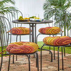 15 Round Outdoor Bistro Chair Cushion (Set of 4)