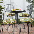15 Round Outdoor Bistro Chair Cushion (Set of 4)