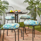 15 Round Outdoor Bistro Chair Cushion (Set of 4)