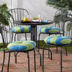 15 Round Outdoor Bistro Chair Cushion (Set of 4)