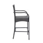 Christopher Knight Home Cascada Outdoor Wicker 30 Inch Barstools (Set of 2)